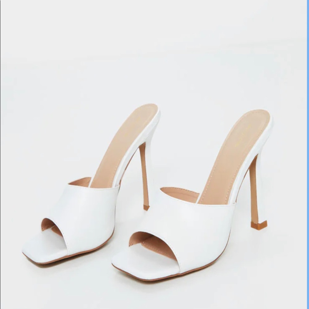 NEW Square toe mule high heels